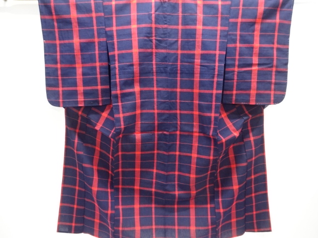 JAPANESE KIMONO / ANTIQUE INTANGIBLE CULTURAL HERITAGE: GENUINE INDIGO